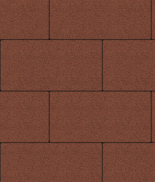 Тротуарная плитка Прямоугольник Гранит  600х300 - krasnyj_granit