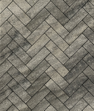 Тротуарная плитка Прямоугольник Листопад гранит  360х80 - antracit_granit